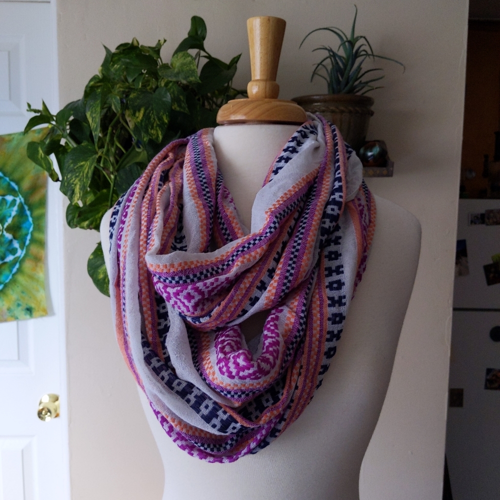 Boho Infinity Light Scarf Hippie